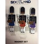 Scottish Piper Magnets, Set of 3