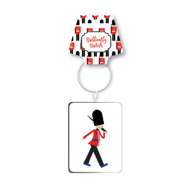 London Guard Double Sided Dome Keyring