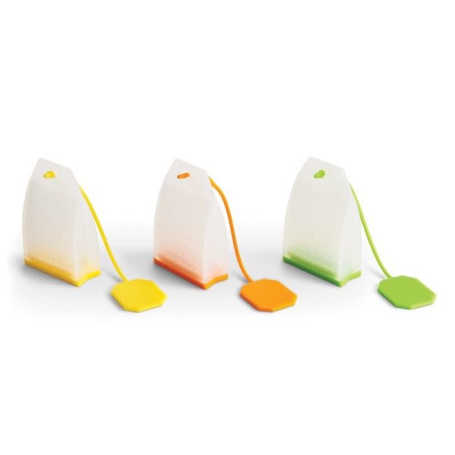 Reusable Silicone Tea Bag Infusers, Set of 3