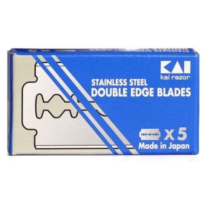Kai Stainless Steel Double Edge Razor Blades