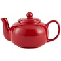 Red Stoneware Teapot