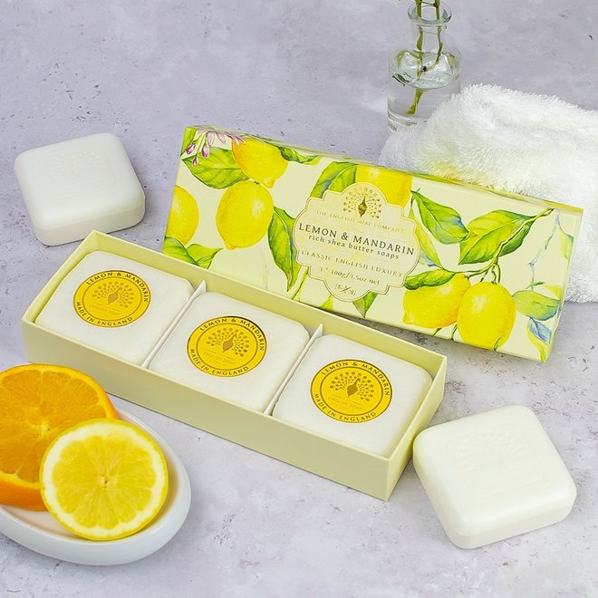 Lemon & Mandarin Hand Soap Set of 3