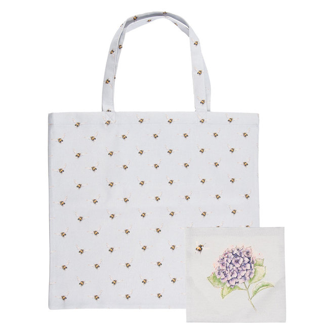 ‘Hydrangea’ Bee Foldable Shopping Bag