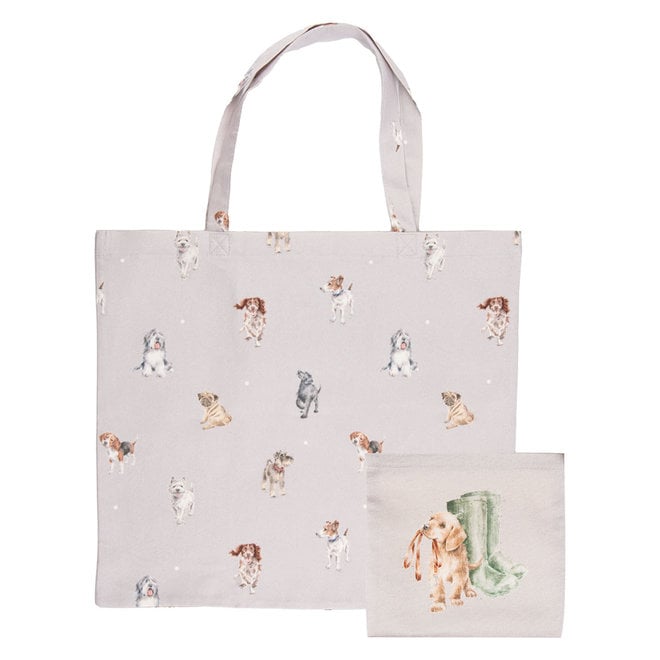 'A Dog's Life' Foldable Shopping Bag