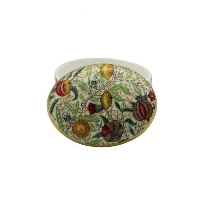 William Morris Pomegranate Oval Trinket Box