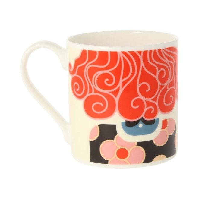 Orla Kiely Dee Dee Red Mug