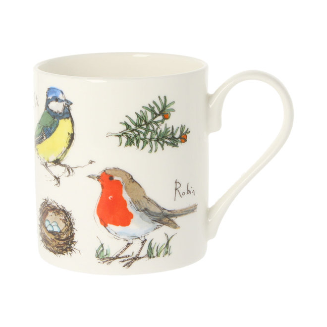 Madeleine Floyd Garden Birds Robin Mug