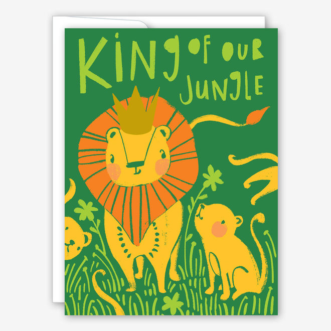 King of Our Jungle Father's Day Card