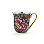 Creatures of Curiosity Black Floral Mug