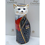 Diamond Jubilee Pearly Cat Paperweight, Queen