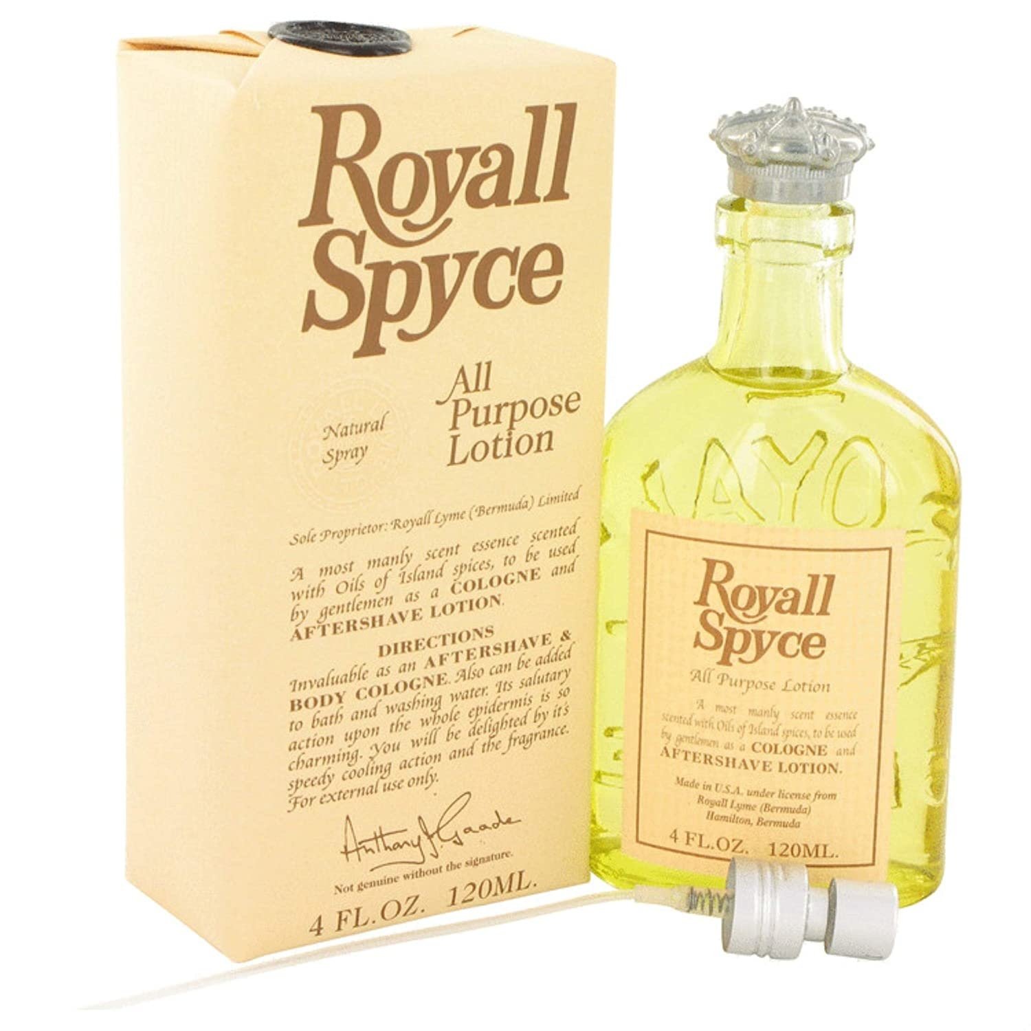 Royall Lyme of Bermuda Spyce All Purpose Lotion oz British Isles