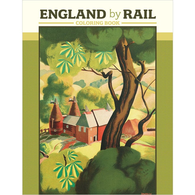 England by Rail Coloring Book