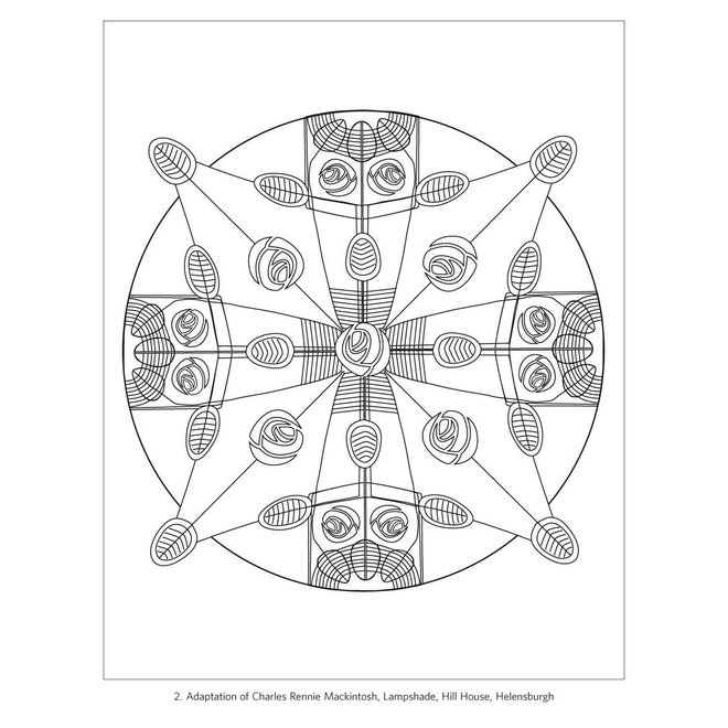 Charles Rennie Mackintosh Designs Coloring Book