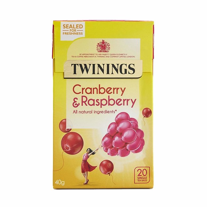 Twinings Cranberry & Raspberry 20s