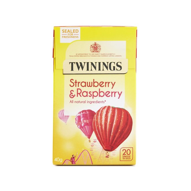 Twinings Strawberry & Raspberry 20s