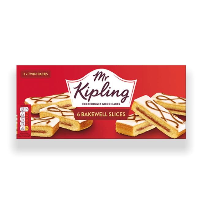 Mr Kipling's Bakewell Slices