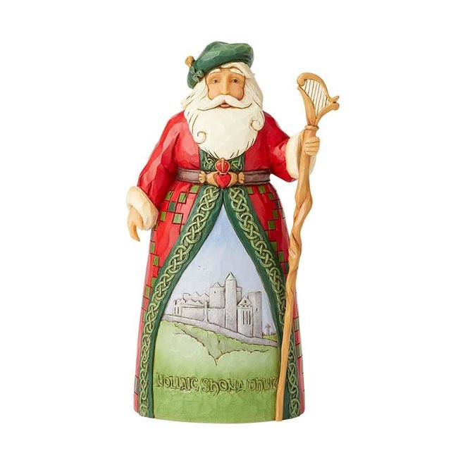 Jim Shore 'Nollaig Shona Dhuit Irish Santa' Figurine