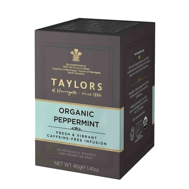 Taylors Organic Peppermint Herbal 20s