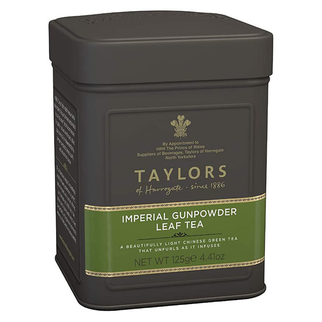 Taylors Imperial Gunpowder Loose Tea Tin