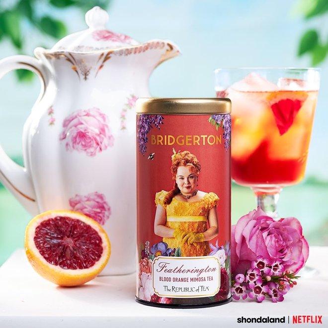 Republic of Tea Bridgerton Featherington Blood Orange Mimosa Herbal 36s