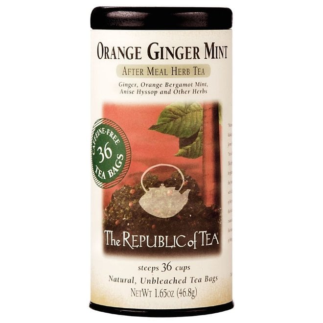 Orange Ginger Mint Tea