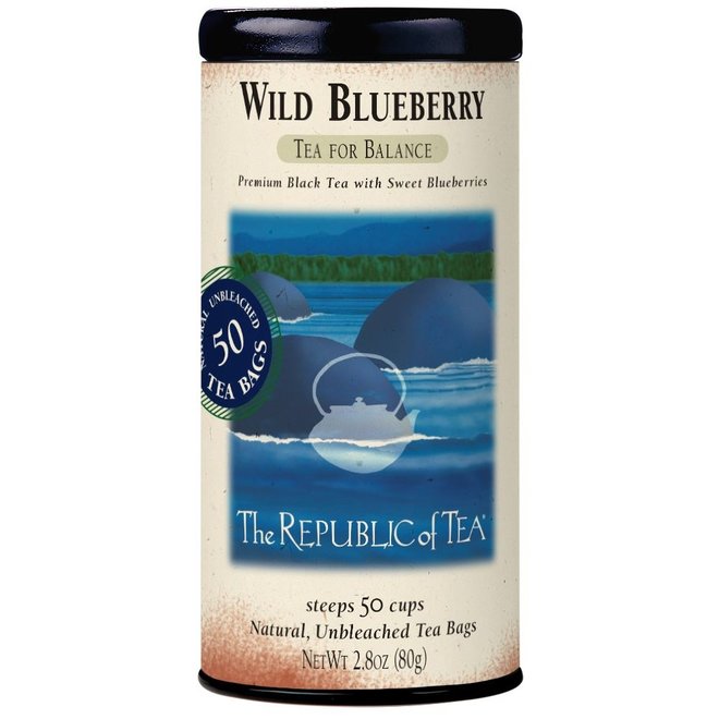 Republic of Tea Wild Blueberry Fair Trade 50s