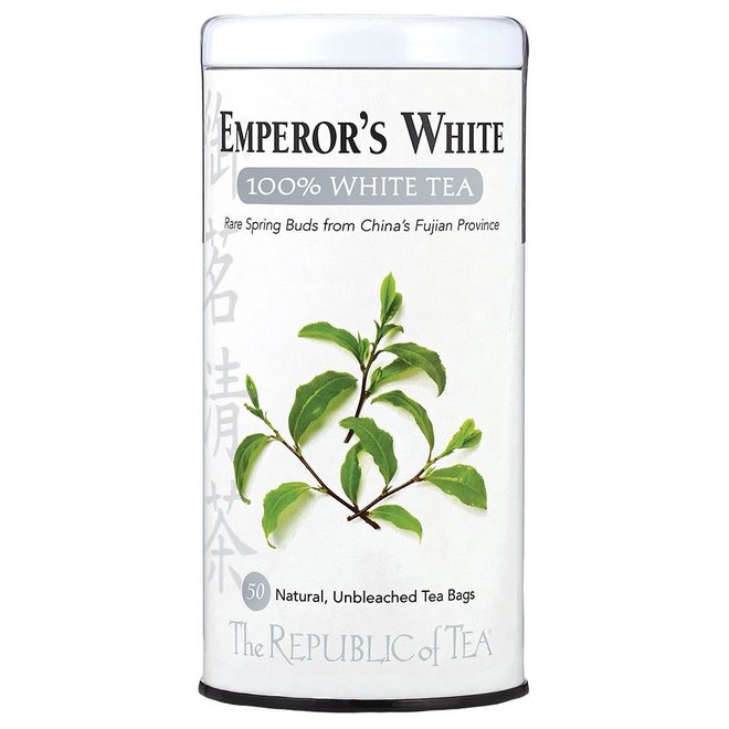 Republic of Tea Emperor's 100% White 50s