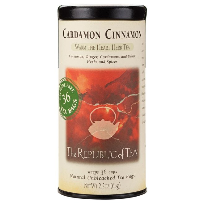 Republic of Tea Cardamon Cinnamon Herbal 36s