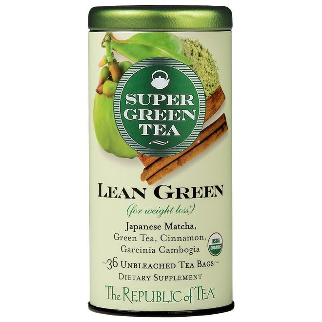 Republic of Tea Organic Super Green Lean Green 36s