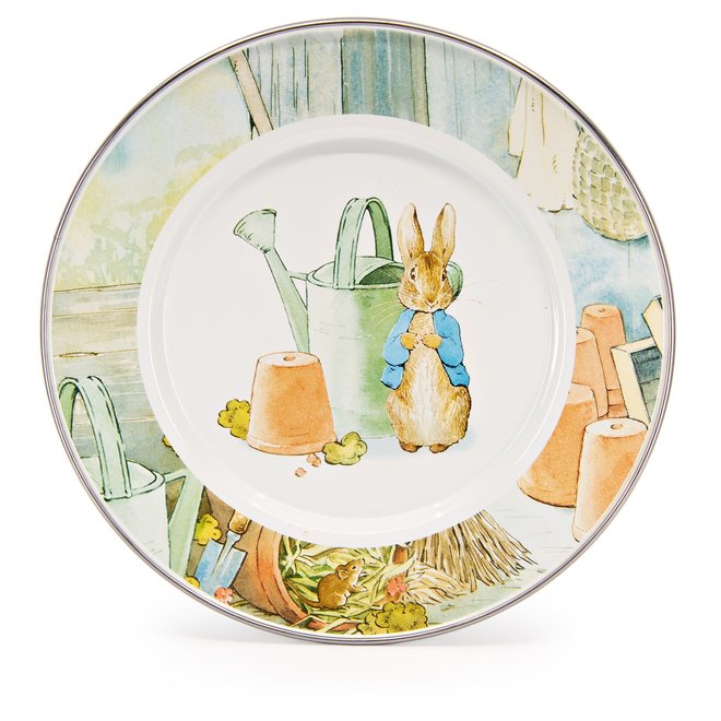 Peter Rabbit & the Watering Can Child Plate