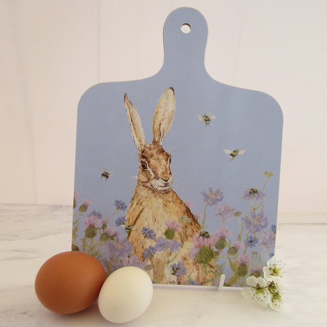 Hare & Wildflower Chopping Board