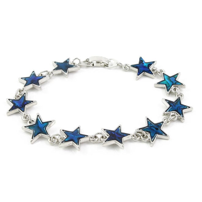 Paua Shell Stars Bracelet