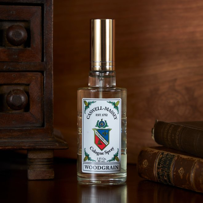 Caswell-Massey Woodgrain Sandalwood Gold Cap Cologne