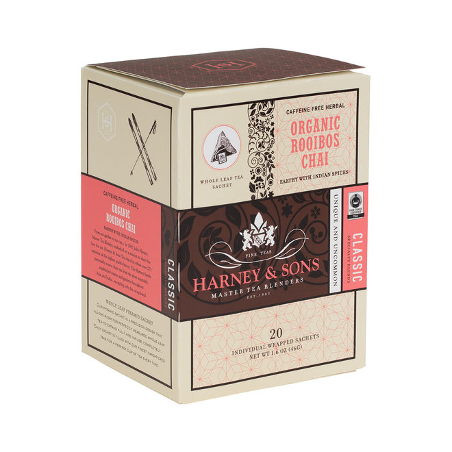 Harney & Sons Organic Rooibos Chai 20s Box