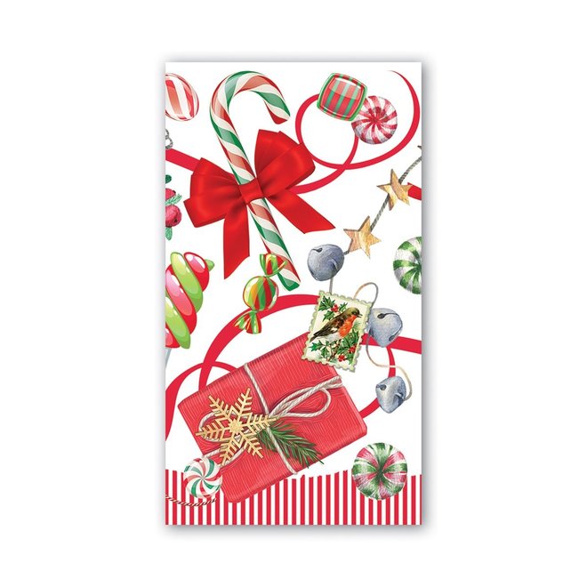 Michel Peppermint Paper Hostess Napkins
