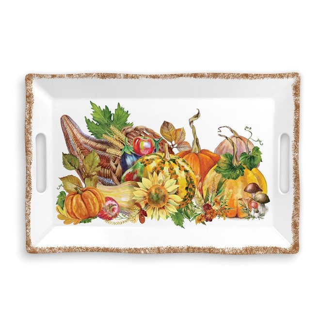 Pumpkin Prize Melamine Serveware Large Tray