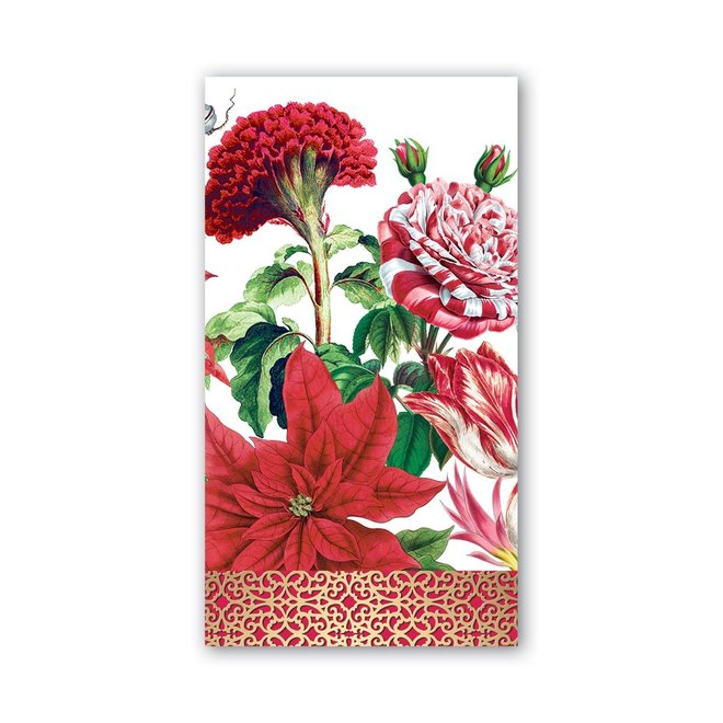 Michel Christmas Bouquet Paper Hostess Napkins
