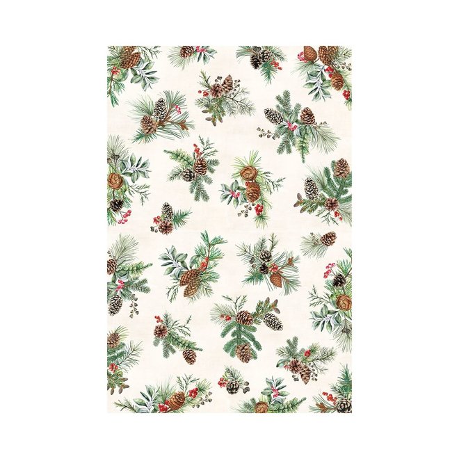 White Spruce Cotton Table Runner