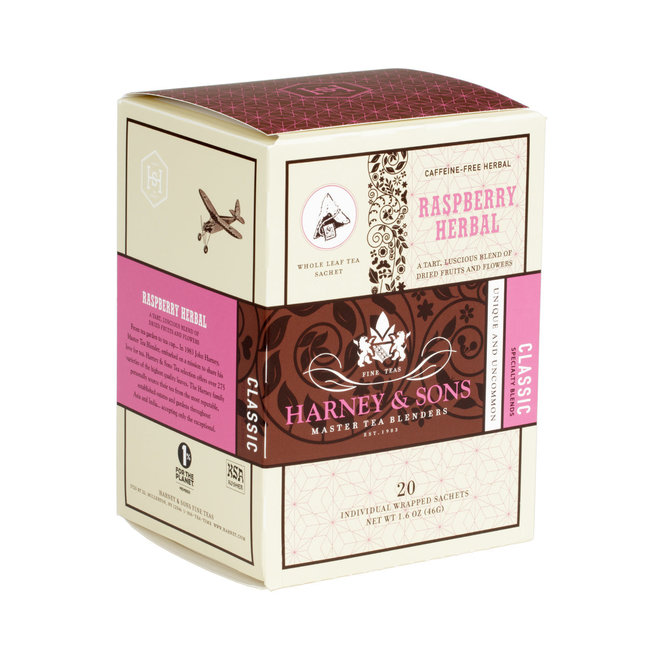 Harney & Sons Raspberry Herbal 20s Box