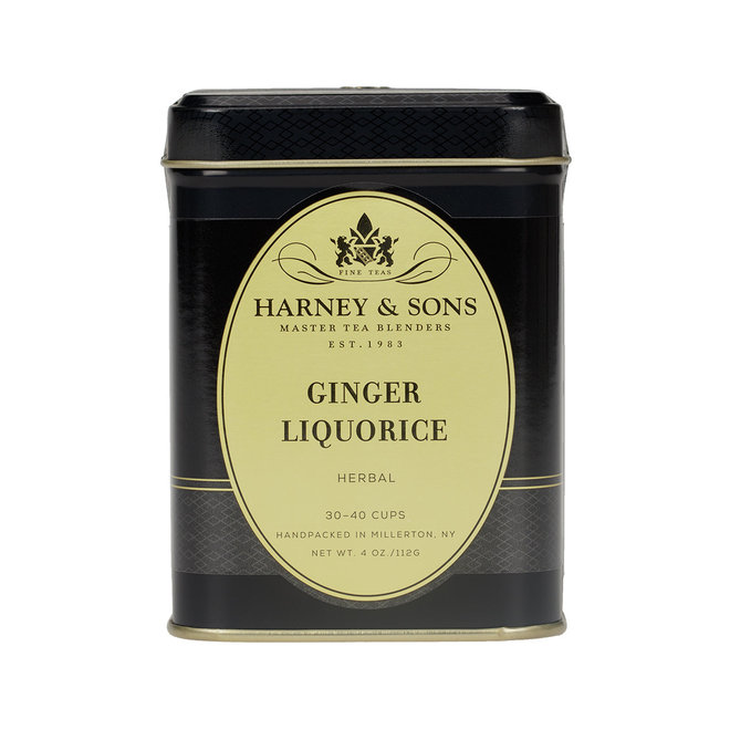 Harney & Sons Ginger Liquorice Herbal Loose Tea Tin