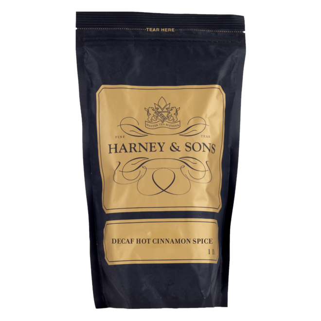 Harney & Sons Decaf Hot Cinnamon Spice Loose Leaf 1 lb Bag