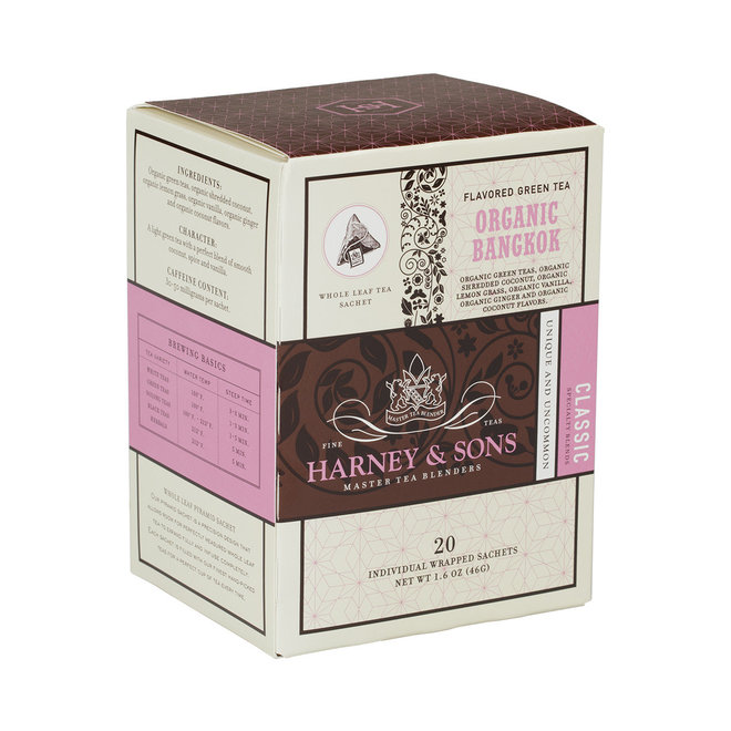 Harney & Sons Organic Bangkok Box 20s