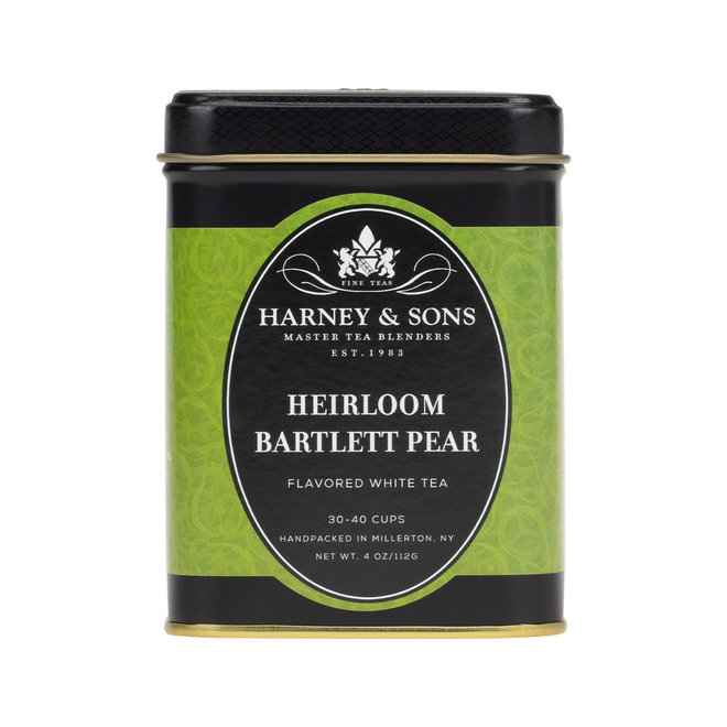 Harney & Sons Heirloom Bartlett Pear White Loose Leaf Tin
