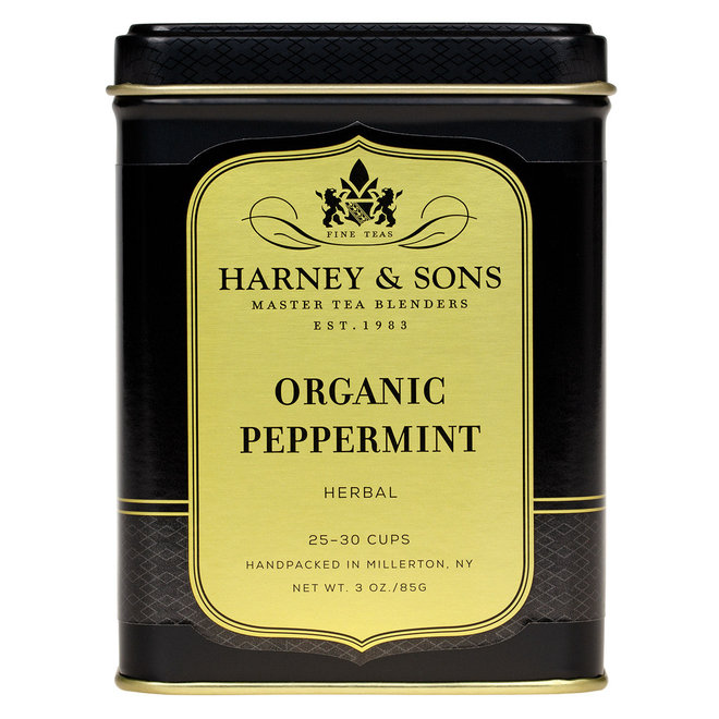 Organic Peppermint Herbal Loose Tea Tin