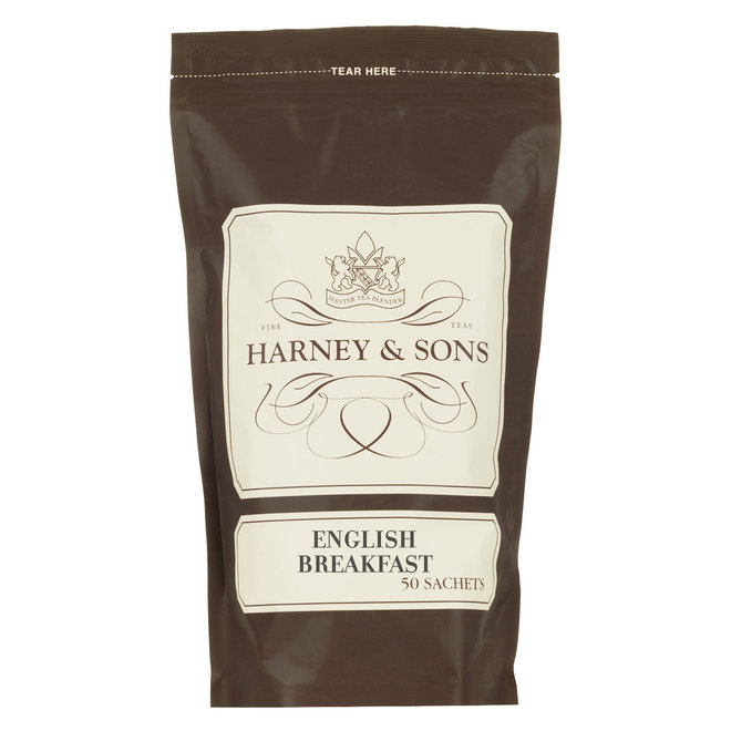 Harney & Sons English Breakfast Bag 50s