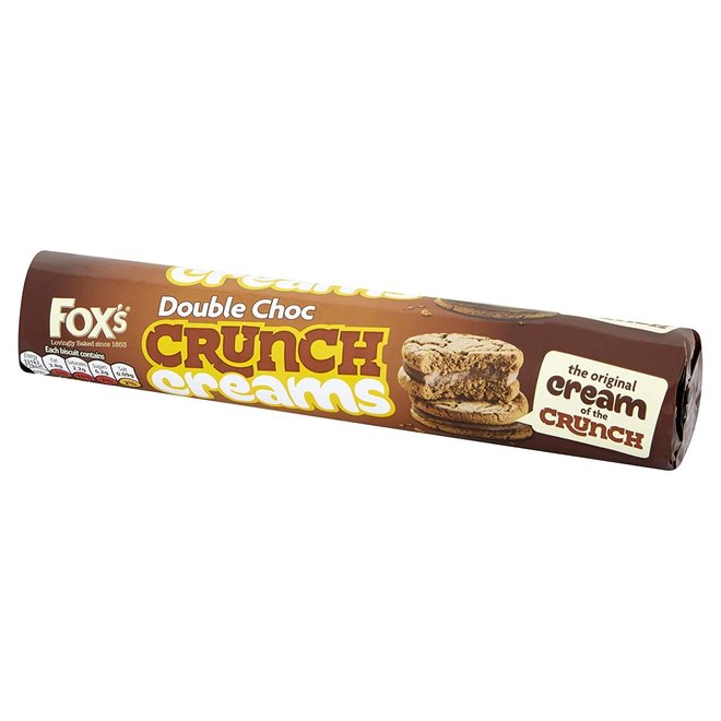 Double Choc Crunch Creams Biscuits