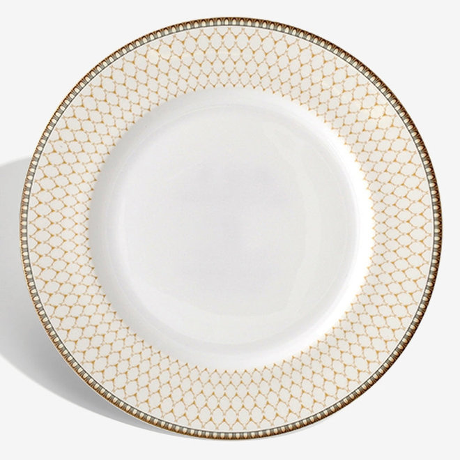 Ivory Antler Trellis Dinner Plate