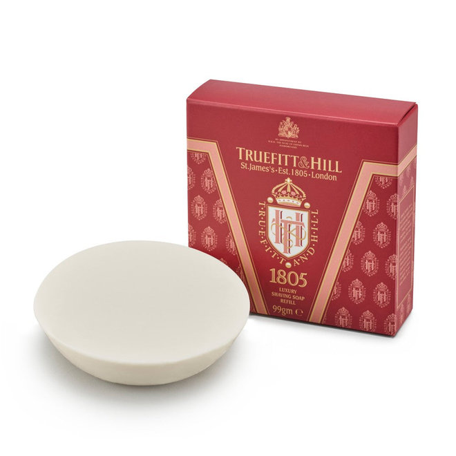 Truefitt & Hill 1805 Luxury Shaving Soap Refill for Wooden Bowl
