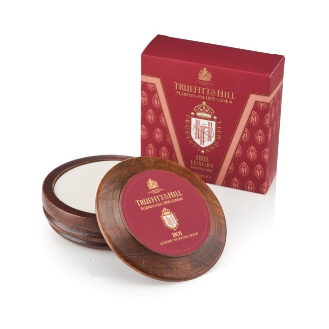 Truefitt & Hill 1805 Luxury Shaving Soap in Wooden Bowl