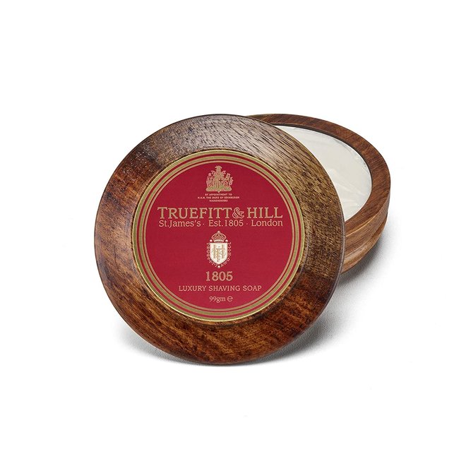 Truefitt & Hill 1805 Luxury Shaving Soap in Wooden Bowl